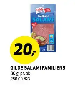 Bunnpris GILDE SALAMI FAMILIENS tilbud