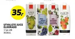 Bunnpris UTVALGTE JUICE ELDORADO tilbud
