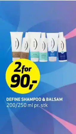Bunnpris DEFINE SHAMPOO & BALSAM tilbud