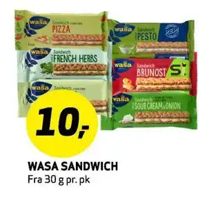 Bunnpris WASA SANDWICH tilbud