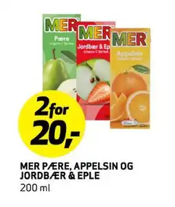 Bunnpris MER PÆRE, APPELSIN OG JORDBÆR & EPLE tilbud