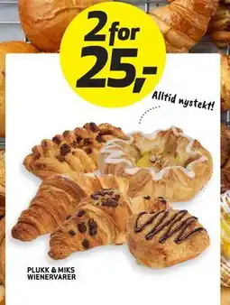 Bunnpris PLUKK & MIKS WIENERVARER tilbud