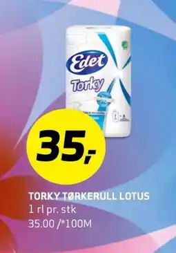 Bunnpris TORKY TØRKERULL LOTUS tilbud