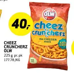 Bunnpris CHEEZ CRUNCHERZ OLW tilbud