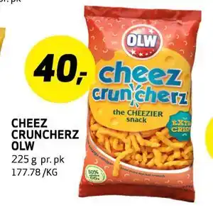 Bunnpris CHEEZ CRUNCHERZ OLW tilbud
