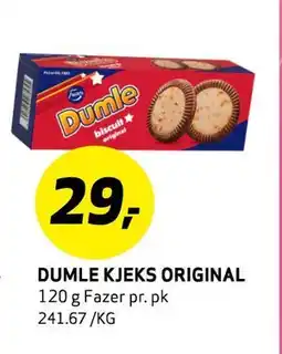 Bunnpris DUMLE KJEKS ORIGINAL tilbud