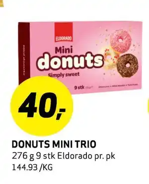 Bunnpris DONUTS MINI TRIO tilbud
