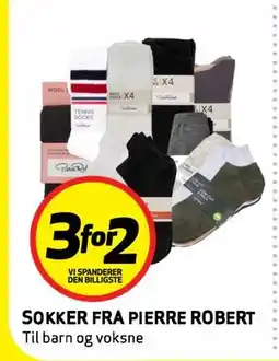 Bunnpris SOKKER FRA PIERRE ROBERT tilbud