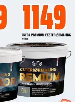 Obs Bygg INFRA PREMIUM EKSTERIØRMALING tilbud