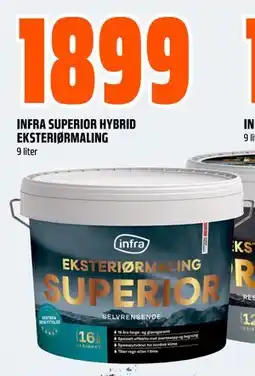 Obs Bygg INFRA SUPERIOR HYBRID EKSTERIØRMALING tilbud