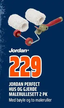 Obs Bygg JORDAN PERFECT HUS OG GJERDE MALERULLESETT 2 PK tilbud