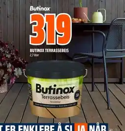 Obs Bygg BUTINOX TERRASSEBEIS tilbud