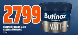 Obs Bygg BUTINOX FUTURA MATT EKSTERIØRMALING tilbud