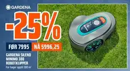 Obs Bygg GARDENA SILENO MINIMO 380 ROBOTKLIPPER tilbud