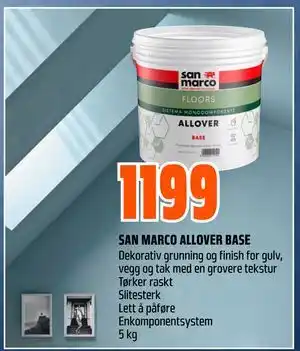 Obs Bygg SAN MARCO ALLOVER BASE tilbud