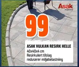 Obs Bygg ASAK VULKAN RESIRK HELLE tilbud