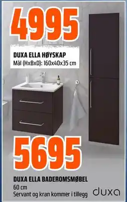 Obs Bygg DUXA ELLA HØYSKAP tilbud