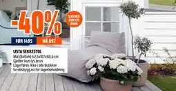 Obs Bygg LISTA SEKKESTOL tilbud