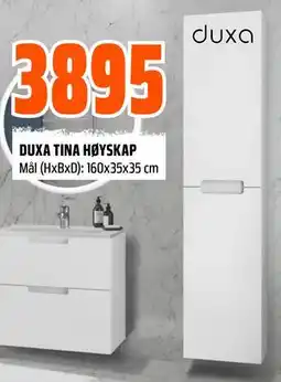 Obs Bygg DUXA TINA HØYSKAP tilbud