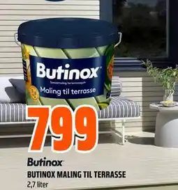Obs Bygg BUTINOX MALING TIL TERRASSE tilbud