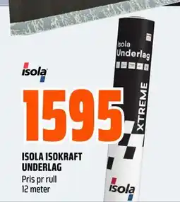 Obs Bygg ISOLA ISOKRAFT UNDERLAG tilbud