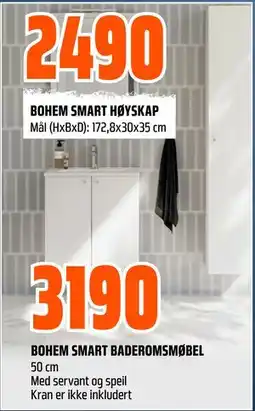 Obs Bygg BOHEM SMART HØYSKAP tilbud
