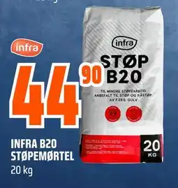 Obs Bygg INFRA B20 STØPEMØRTEL tilbud