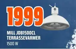 Obs Bygg MILL JDB1500CL TERRASSEVARMER tilbud