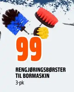Obs Bygg RENGJØRINGSBØRSTER TIL BORMASKIN tilbud