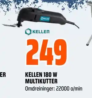 Obs Bygg KELLEN 180 W MULTIKUTTER tilbud