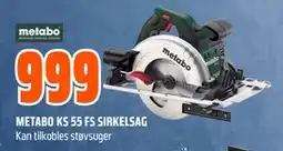 Obs Bygg METABO KS 55 FS SIRKELSAG tilbud