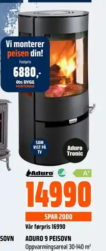 Obs Bygg ADURO 9 PEISOVN tilbud
