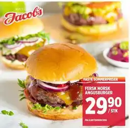 Jacobs FERSK NORSK ANGUSBURGER tilbud