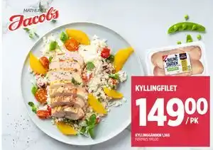 Jacobs KYLLINGFILET tilbud