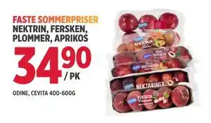 Jacobs NEKTRIN, FERSKEN, PLOMMER, APRIKOS tilbud