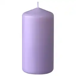 IKEA Dagligen Kubbelys uten duft, lilla, 14 cm tilbud