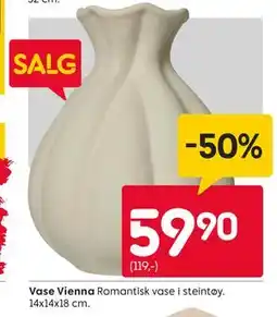 Rusta Vase Vienna tilbud