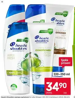 Rusta Head & Shoulders sjampo og balsam tilbud
