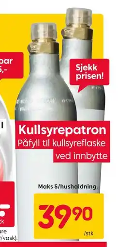 Rusta Kullsyrepatron tilbud