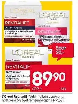 Rusta L’Oréal Revitalift tilbud