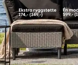 Rusta Ekstra ryggstøtte tilbud