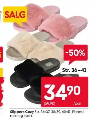 Rusta Slippers Cozy tilbud