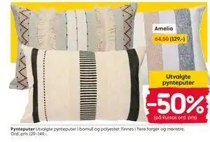 Rusta Utvalgte pynteputer tilbud