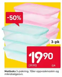 Rusta Matboks tilbud