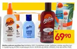 Rusta Malibu solkrem og After Sun tilbud