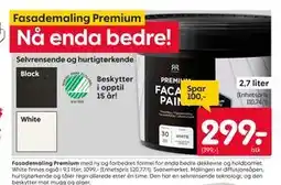 Rusta Fasademaling Premium tilbud