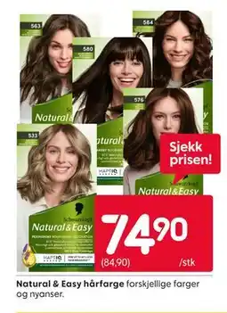 Rusta Natural & Easy hårfarge tilbud