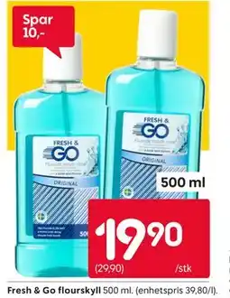 Rusta Fresh & Go flourskyll tilbud