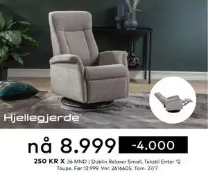 Skeidar Dublin Relaxer Small tilbud