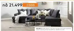 Skeidar Boston U-sofa tilbud
